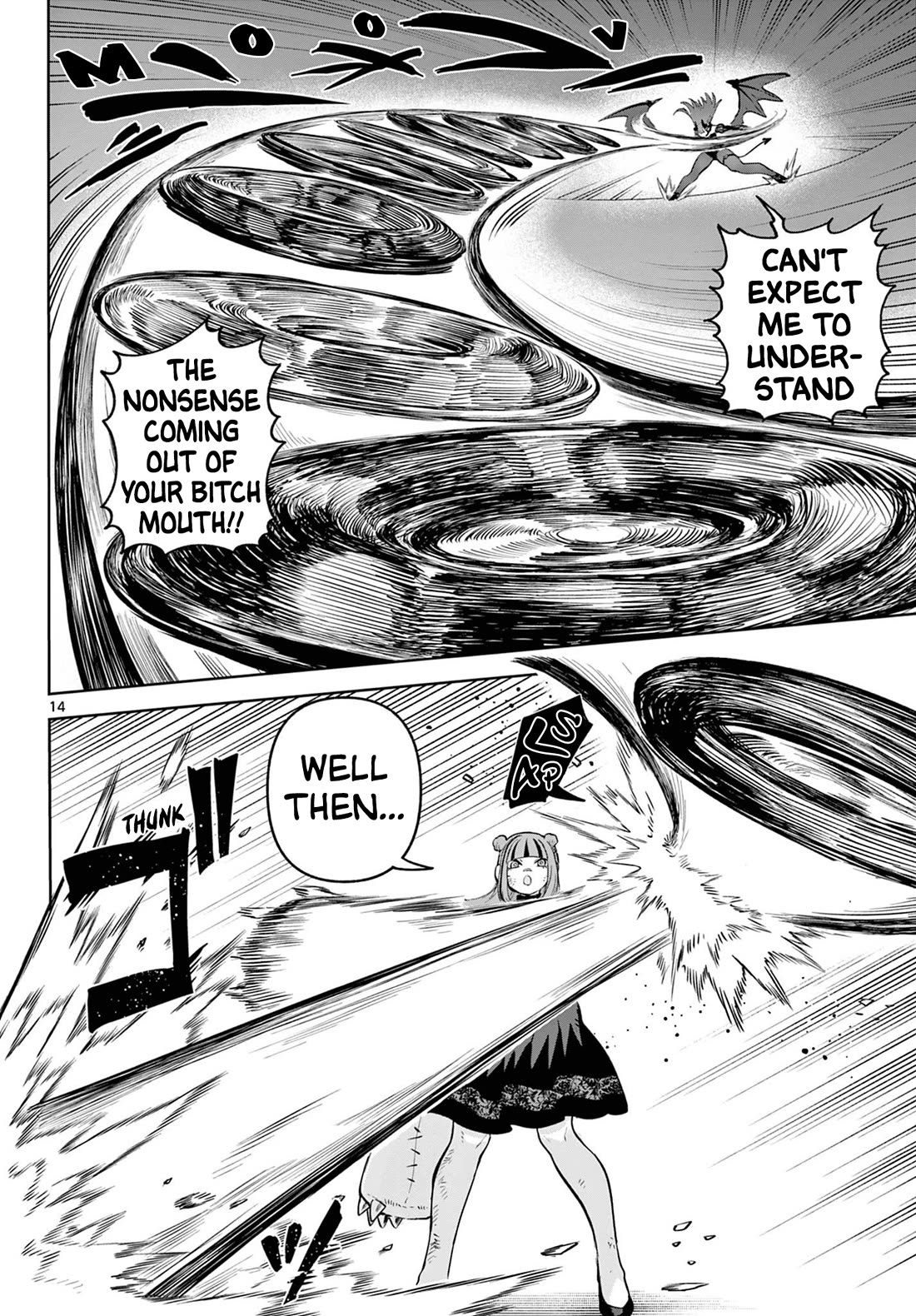 KaguRai: Kagura & Raito Chapter 16 page 14 - Chapter 16: Quna VS Nana