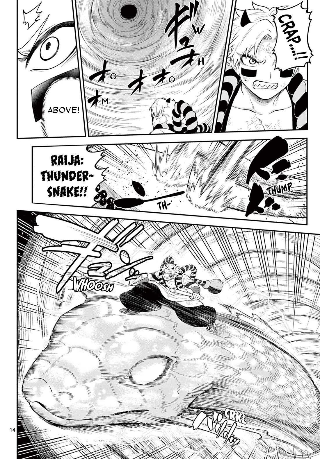 KaguRai: Kagura & Raito Chapter 20 page 14 - Chapter 20: Raito VS Gistav