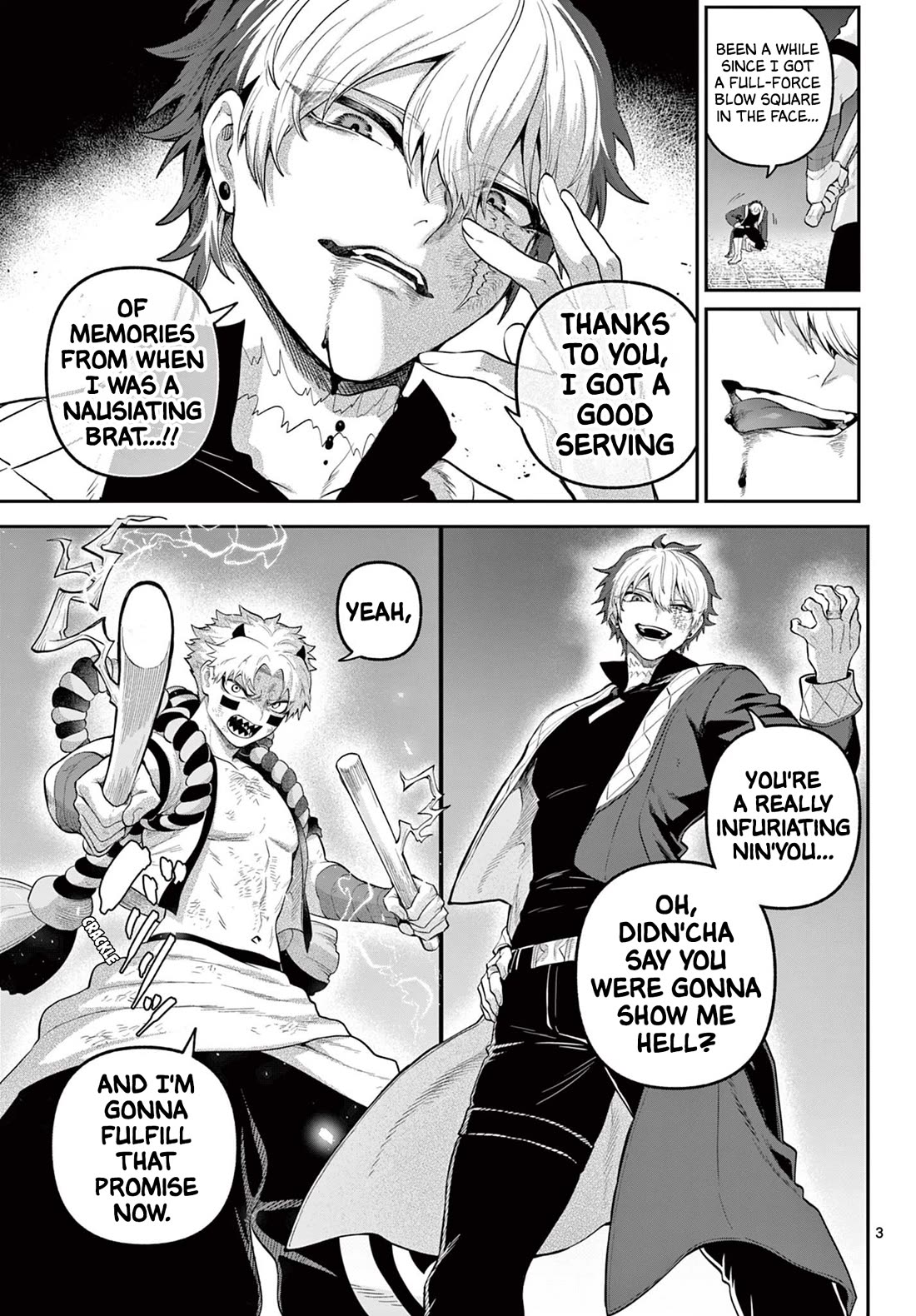 KaguRai: Kagura & Raito Chapter 20 page 3 - Chapter 20: Raito VS Gistav