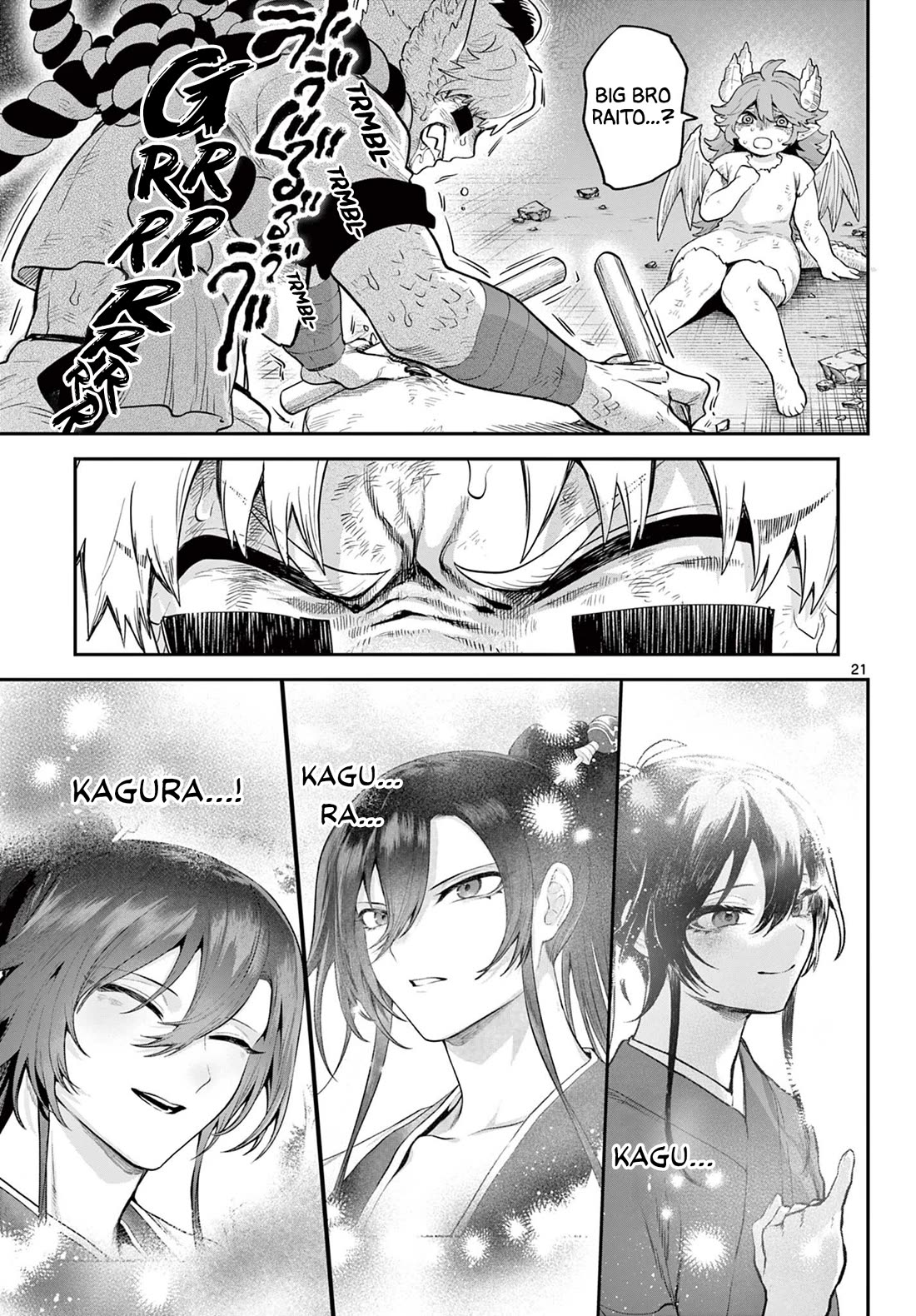 KaguRai: Kagura & Raito Chapter 22 page 21 - Chapter 22: Raigou Hakkenden