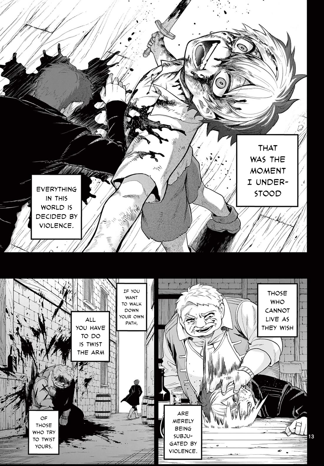 KaguRai: Kagura & Raito Chapter 24 page 13 - Chapter 24: The Way of Violence