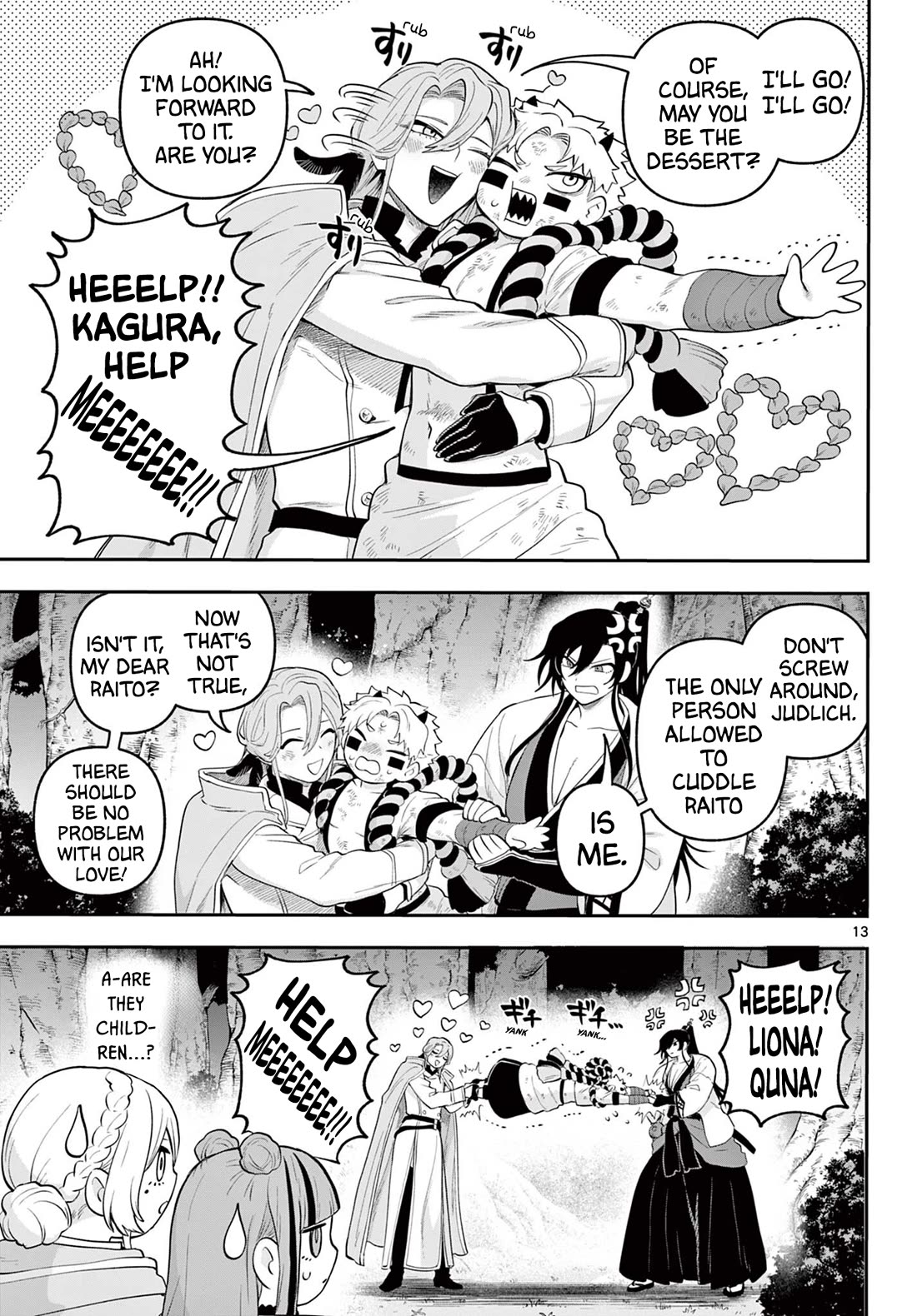 KaguRai: Kagura & Raito Chapter 25 page 13 - Chapter 25: Ancient Tircan Documents