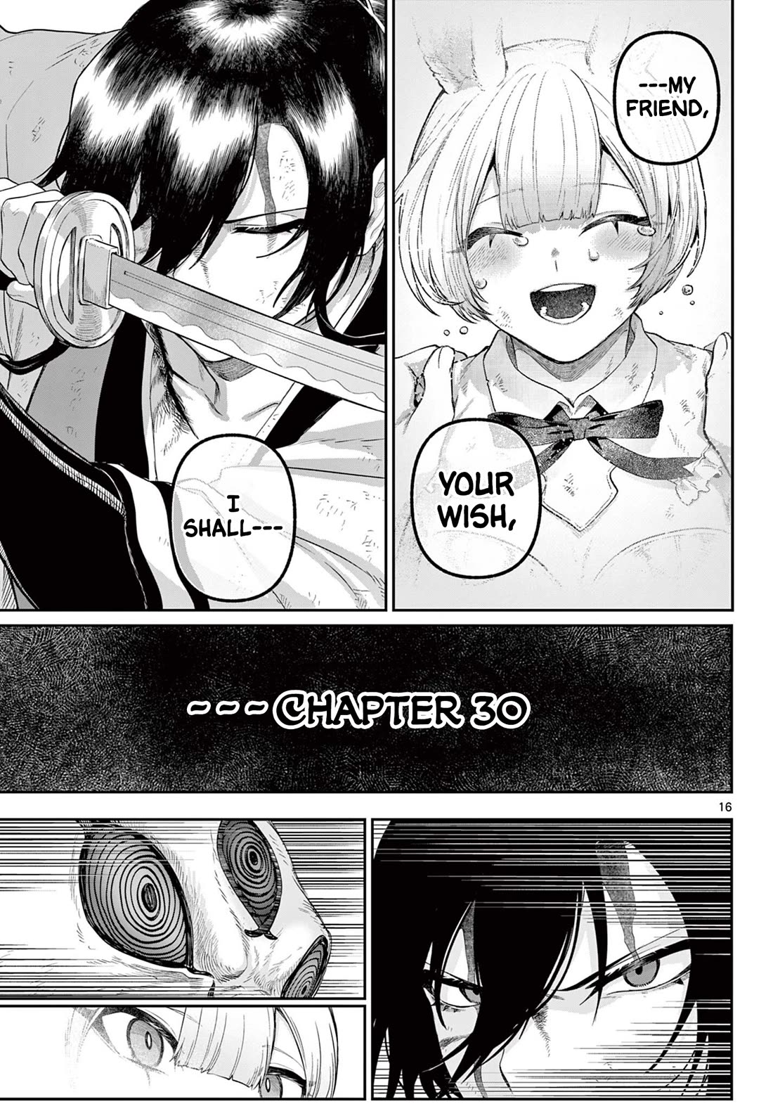 KaguRai: Kagura & Raito Chapter 30 page 16 - Chapter 30: Unjust Burial