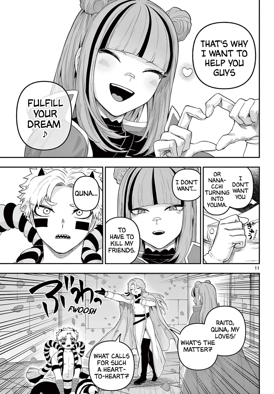 KaguRai: Kagura & Raito Chapter 31 page 11 - Chapter 31: Wounds of the Heart Happen to Everybody
