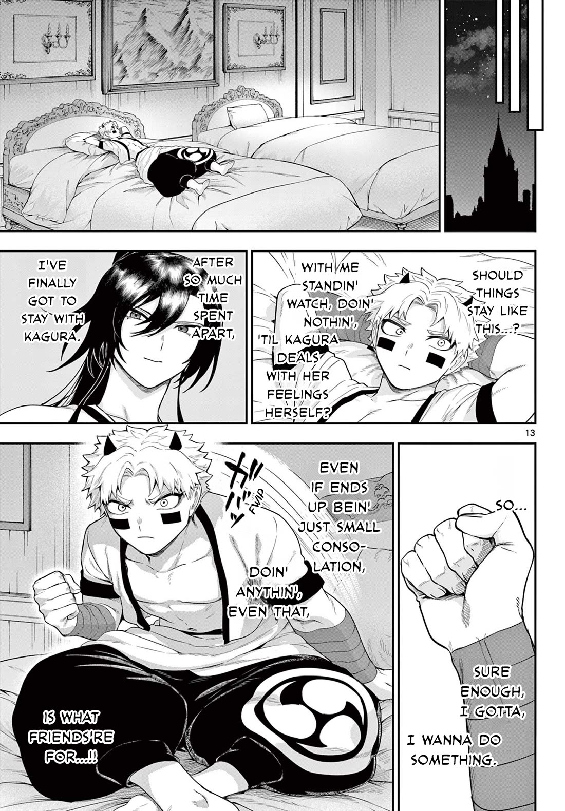 KaguRai: Kagura & Raito Chapter 31 page 13 - Chapter 31: Wounds of the Heart Happen to Everybody