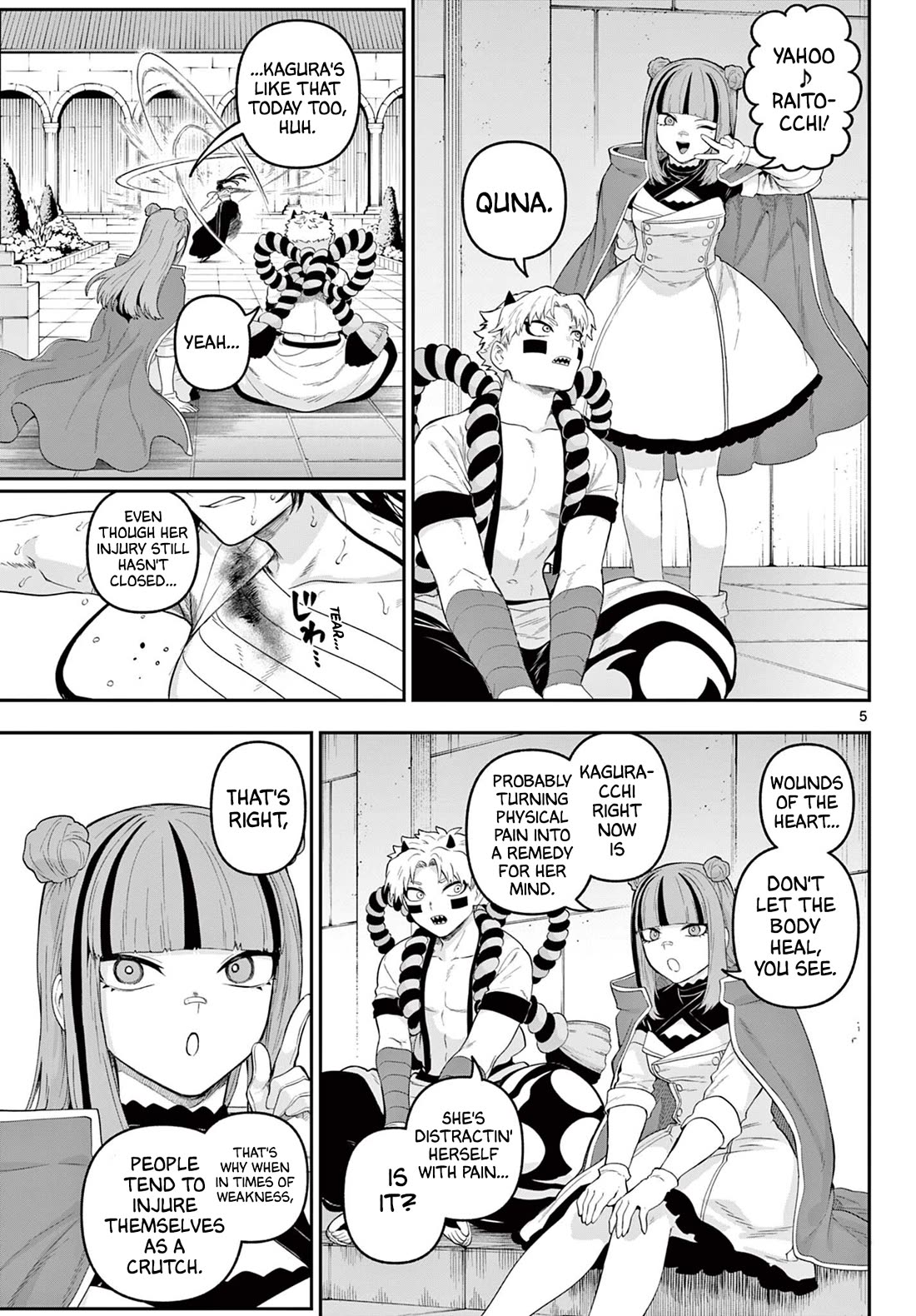 KaguRai: Kagura & Raito Chapter 31 page 5 - Chapter 31: Wounds of the Heart Happen to Everybody