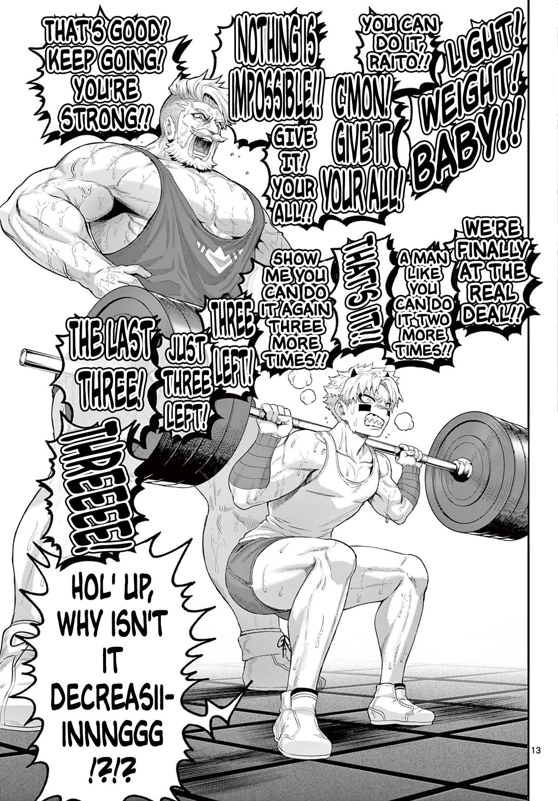 KaguRai: Kagura & Raito Chapter 34 page 13 - Chapter 34: Strength, That is to Say...!?