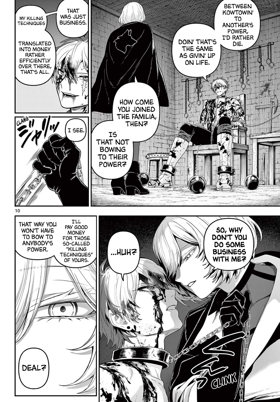 KaguRai: Kagura & Raito Chapter 35 page 10 - Chapter 35: The Black Vests' Duty