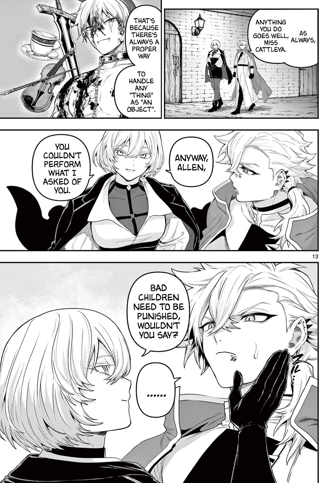 KaguRai: Kagura & Raito Chapter 35 page 13 - Chapter 35: The Black Vests' Duty