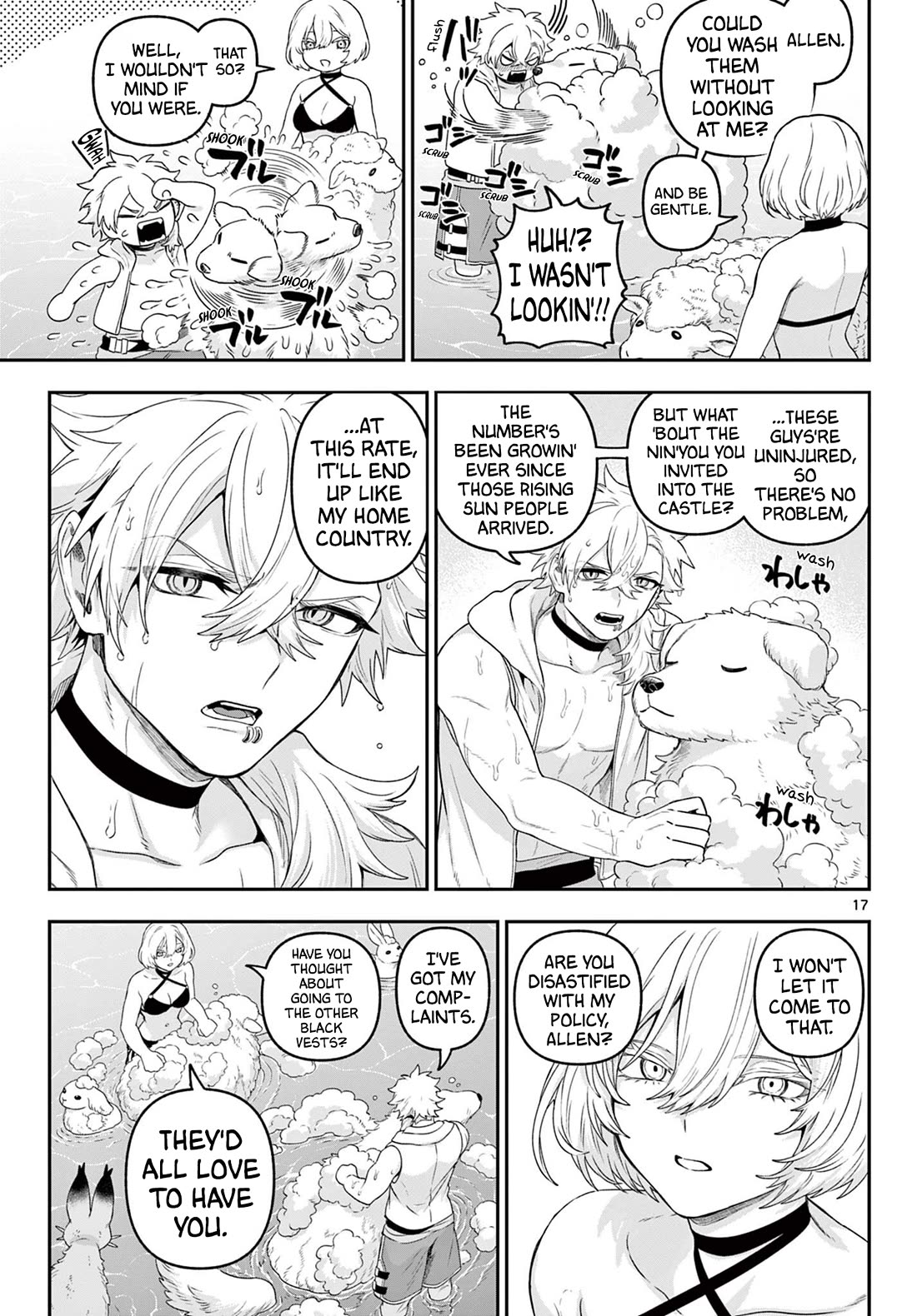 KaguRai: Kagura & Raito Chapter 35 page 17 - Chapter 35: The Black Vests' Duty