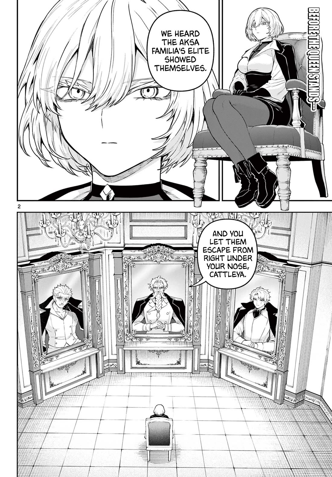 KaguRai: Kagura & Raito Chapter 35 page 2 - Chapter 35: The Black Vests' Duty