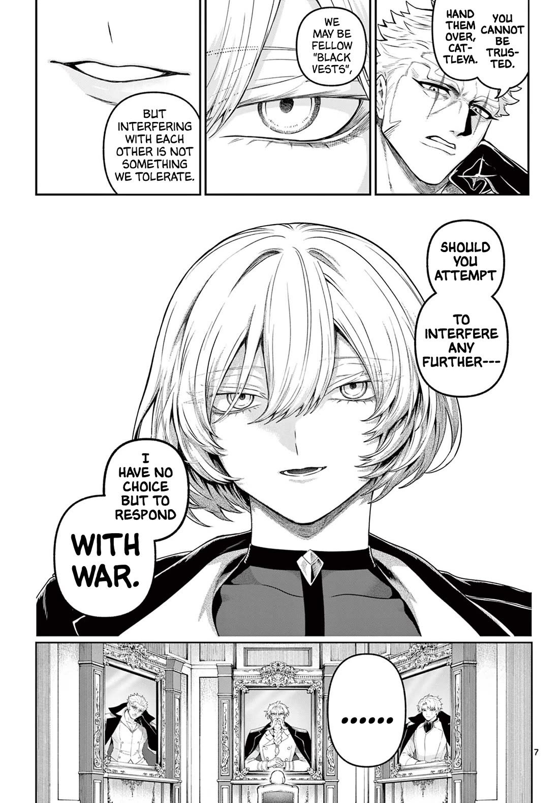 KaguRai: Kagura & Raito Chapter 35 page 7 - Chapter 35: The Black Vests' Duty