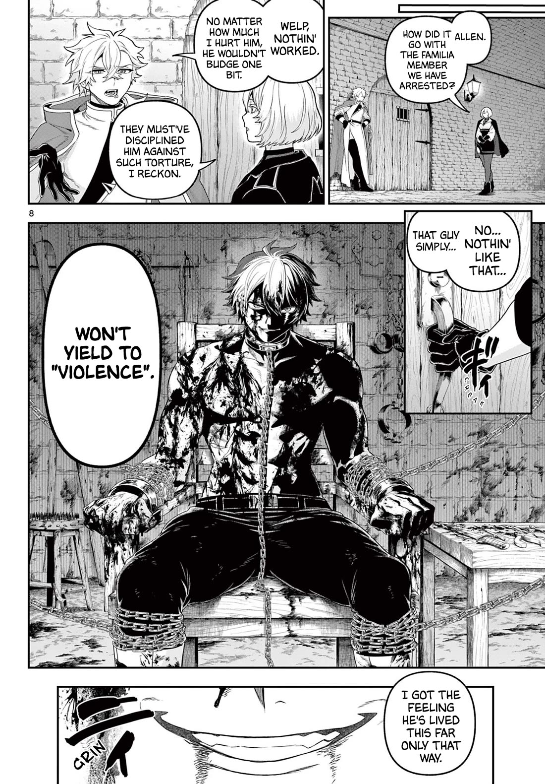 KaguRai: Kagura & Raito Chapter 35 page 8 - Chapter 35: The Black Vests' Duty