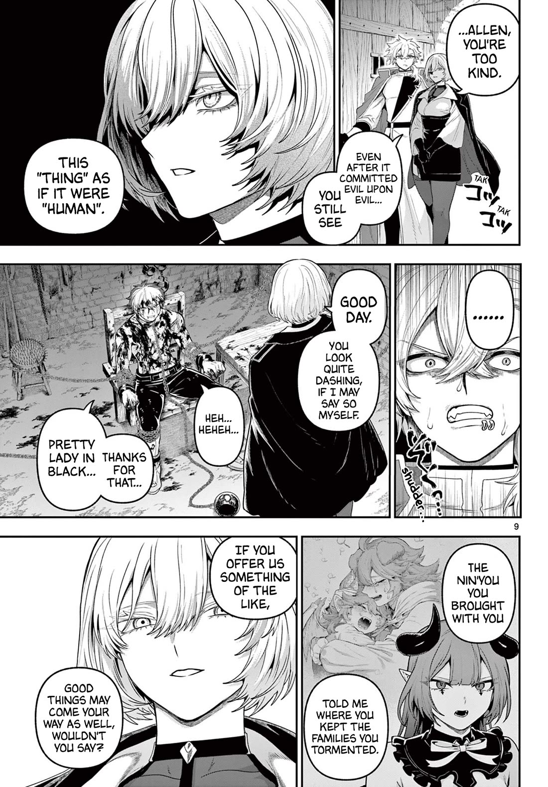 KaguRai: Kagura & Raito Chapter 35 page 9 - Chapter 35: The Black Vests' Duty