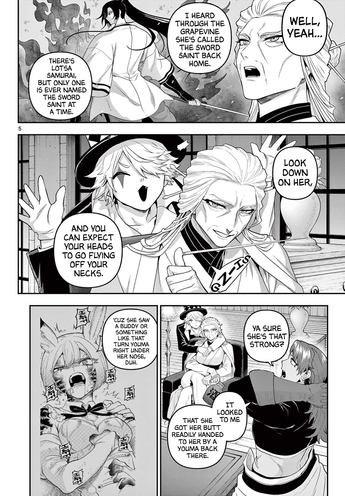 KaguRai: Kagura & Raito Chapter 36 page 4 - Chapter 36: Given Not Even a Moment of Respite