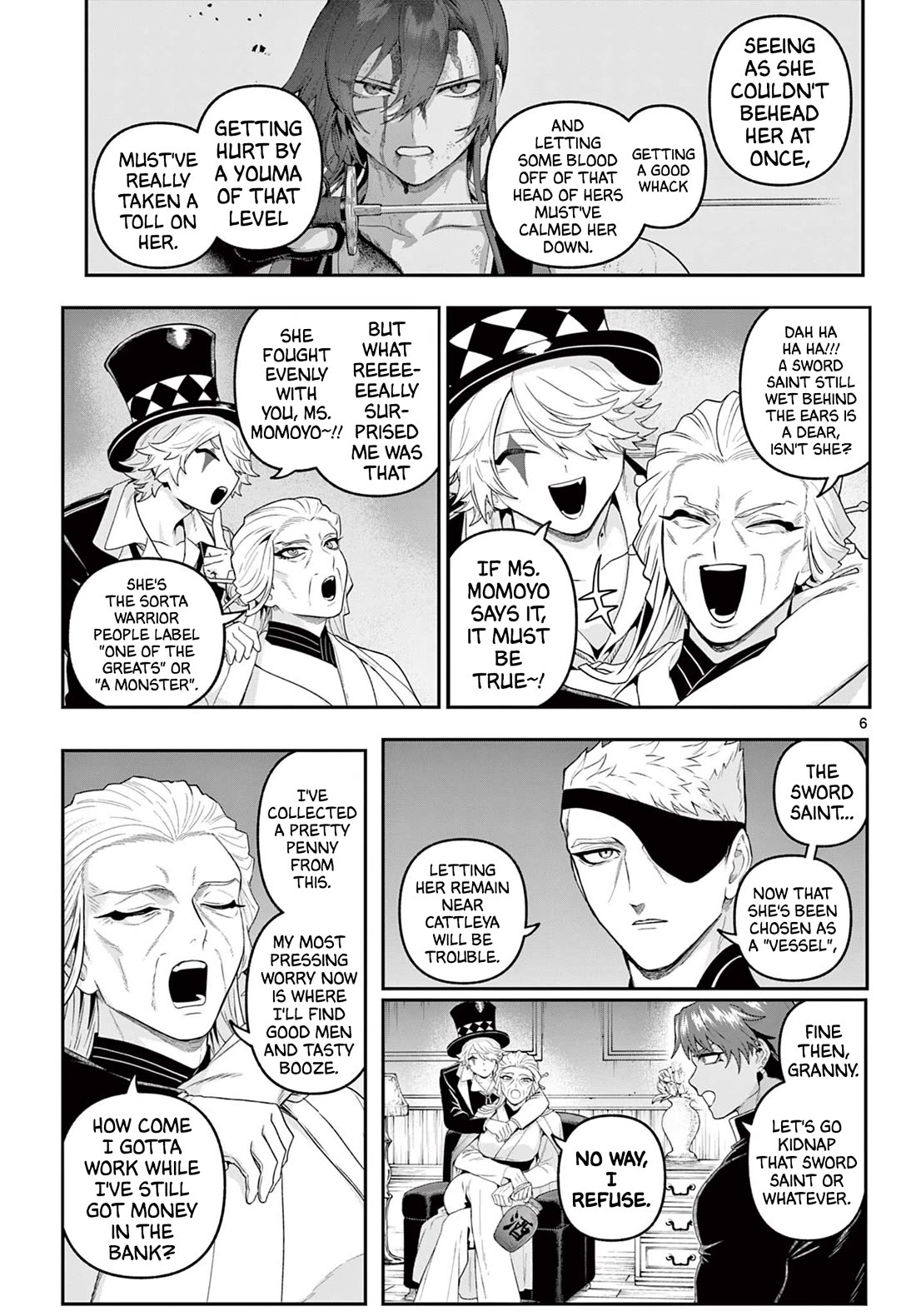 KaguRai: Kagura & Raito Chapter 36 page 5 - Chapter 36: Given Not Even a Moment of Respite