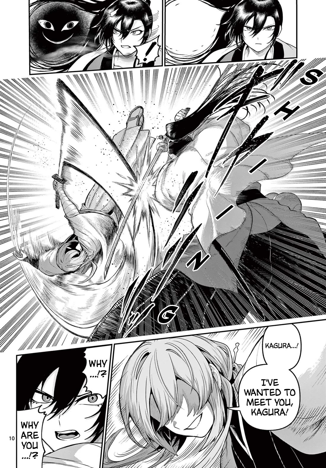 KaguRai: Kagura & Raito Chapter 38 page 10 - Chapter 38: The Fiends Visit
