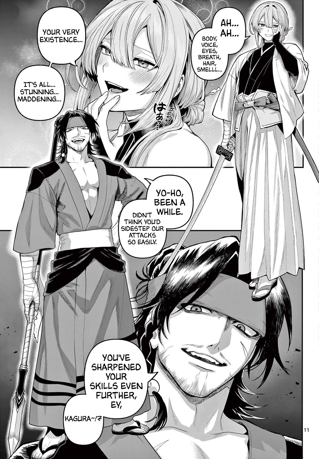 KaguRai: Kagura & Raito Chapter 38 page 11 - Chapter 38: The Fiends Visit