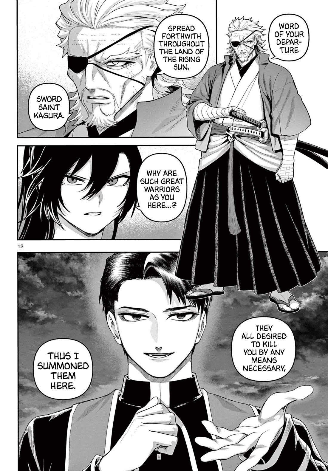 KaguRai: Kagura & Raito Chapter 38 page 12 - Chapter 38: The Fiends Visit
