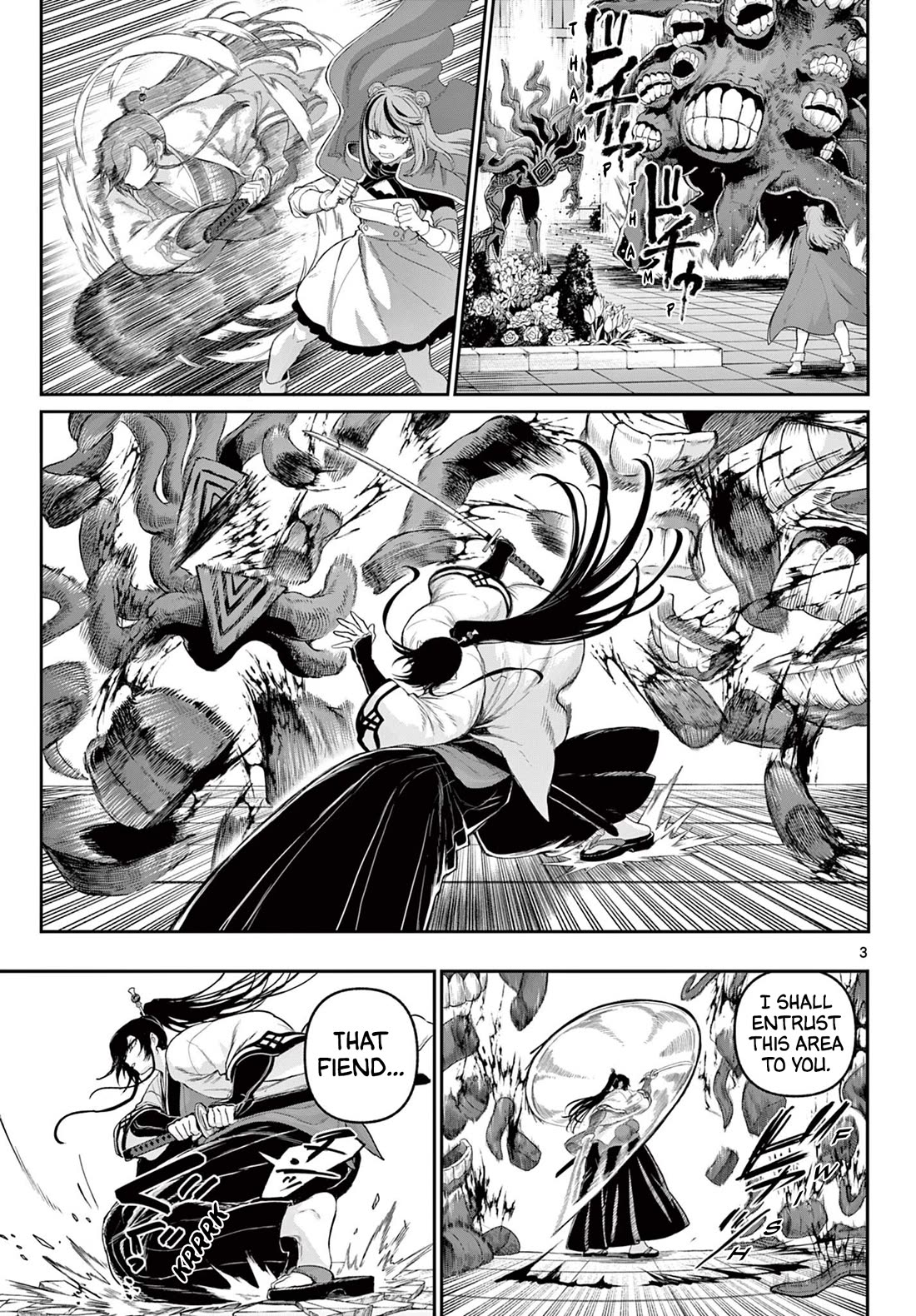 KaguRai: Kagura & Raito Chapter 38 page 3 - Chapter 38: The Fiends Visit