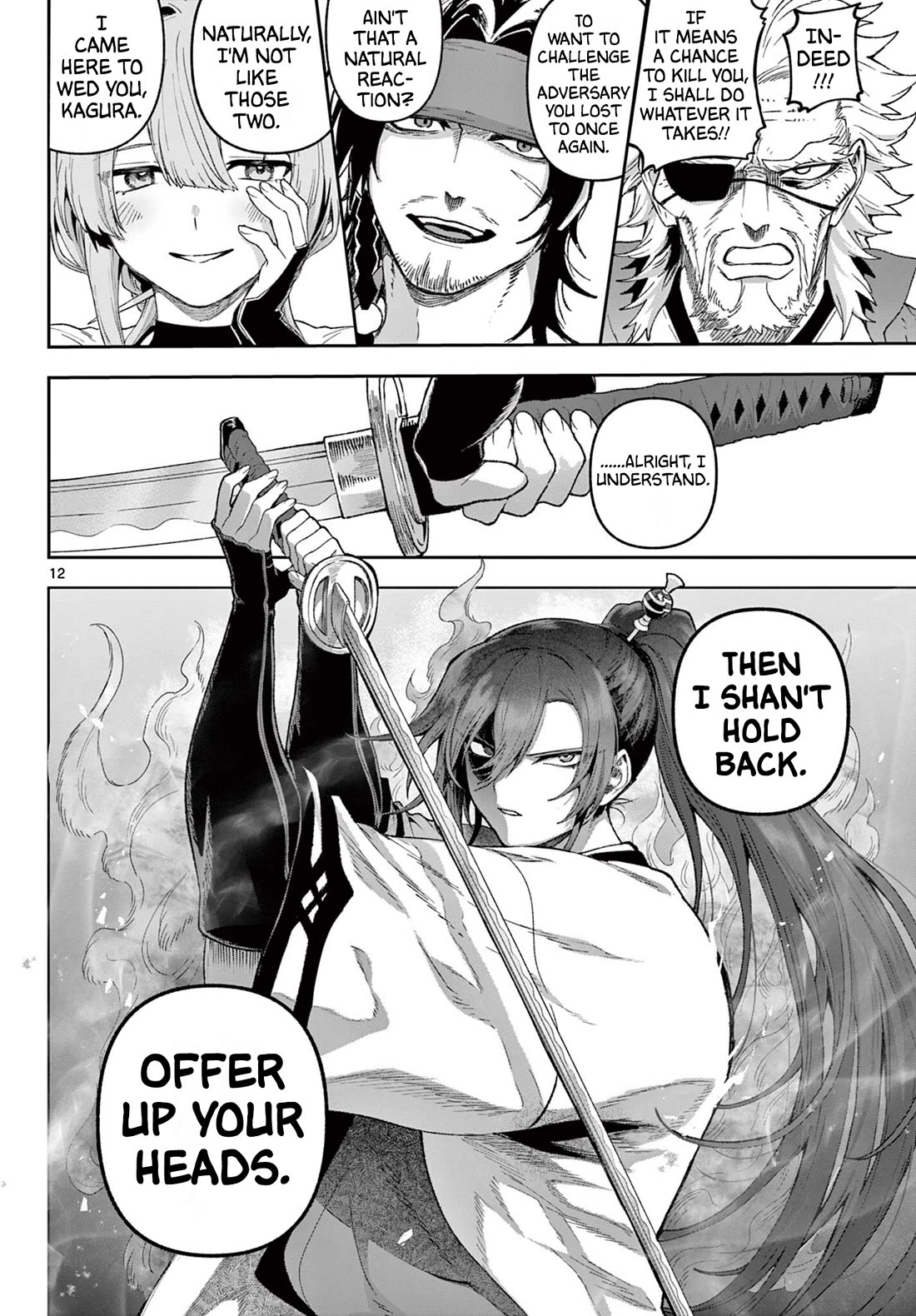 KaguRai: Kagura & Raito Chapter 39 page 12 - Chapter 39: Kagura's Ties