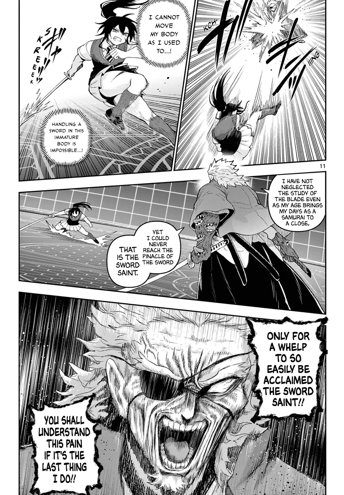 KaguRai: Kagura & Raito Chapter 40 page 11 - Chapter 40: Kagura VS Samurai