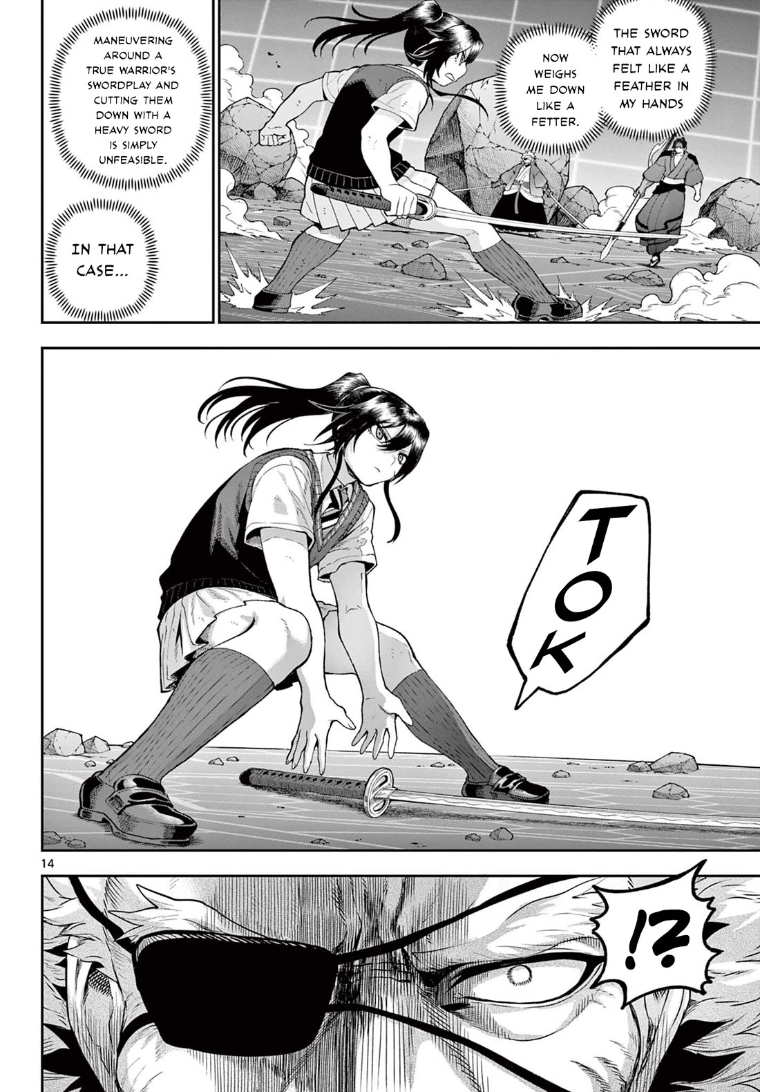 KaguRai: Kagura & Raito Chapter 40 page 14 - Chapter 40: Kagura VS Samurai