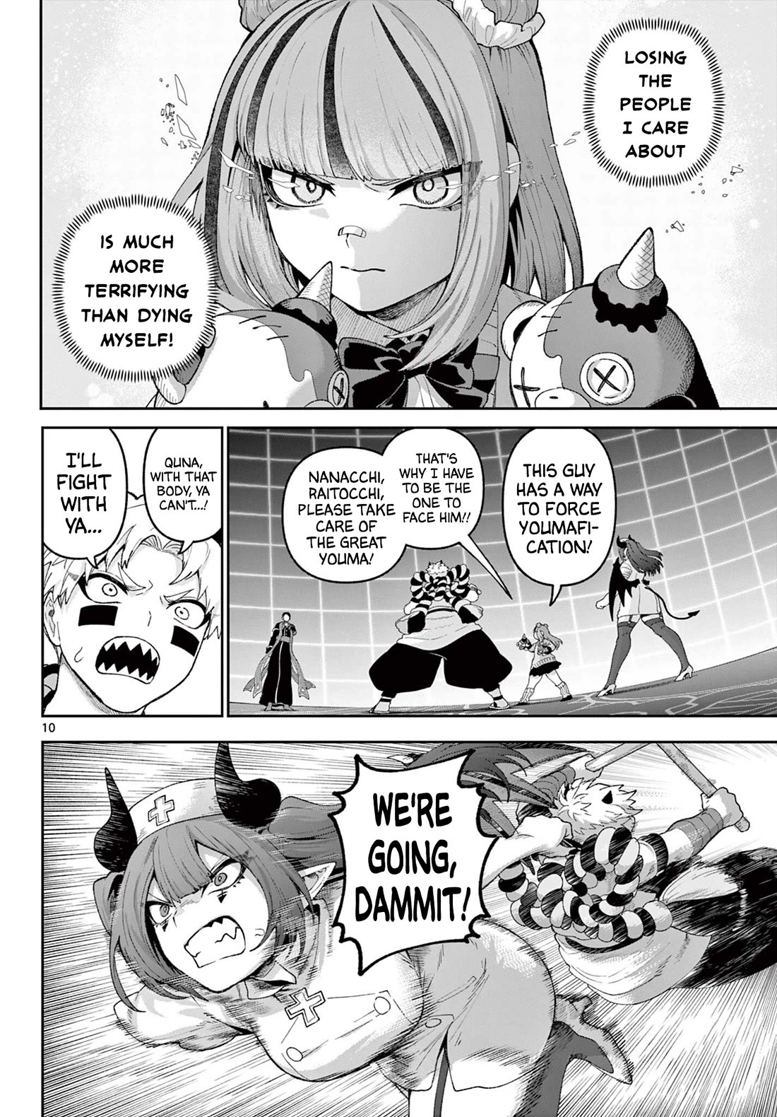 KaguRai: Kagura & Raito Chapter 41 page 10 - Chapter 41: Fear, Courage, Determination