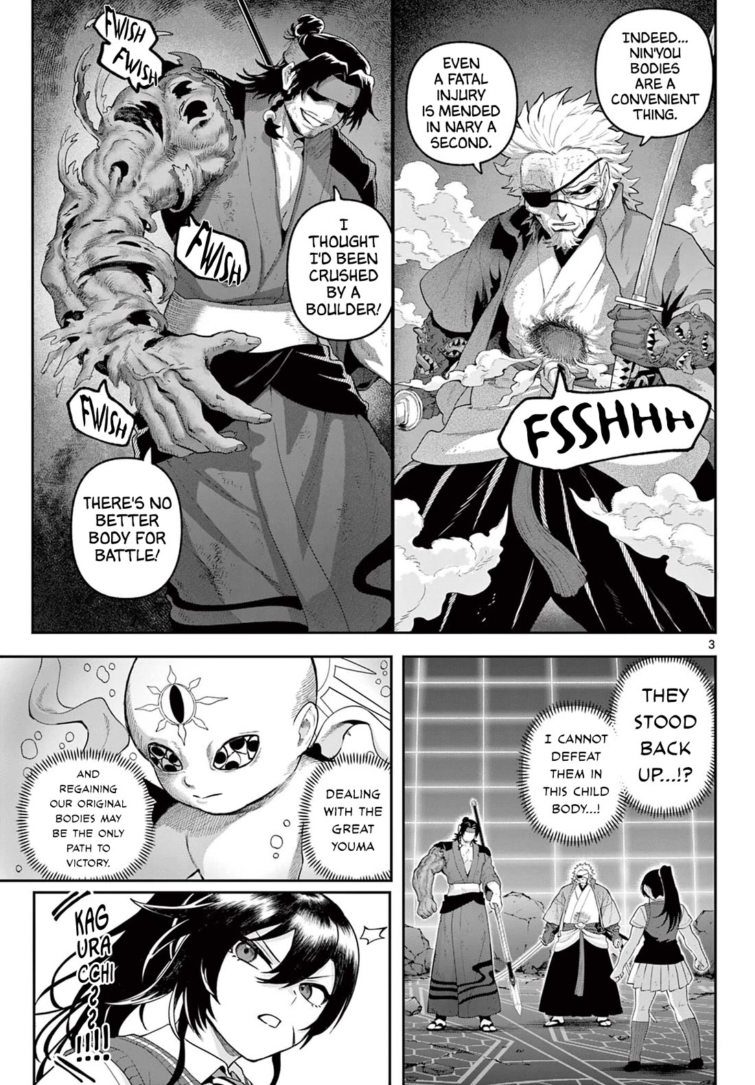KaguRai: Kagura & Raito Chapter 41 page 3 - Chapter 41: Fear, Courage, Determination