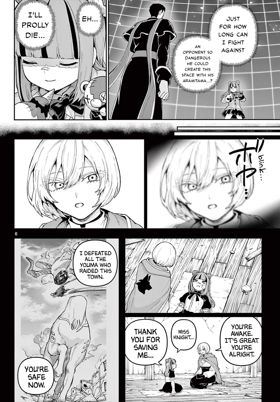 KaguRai: Kagura & Raito Chapter 41 page 6 - Chapter 41: Fear, Courage, Determination