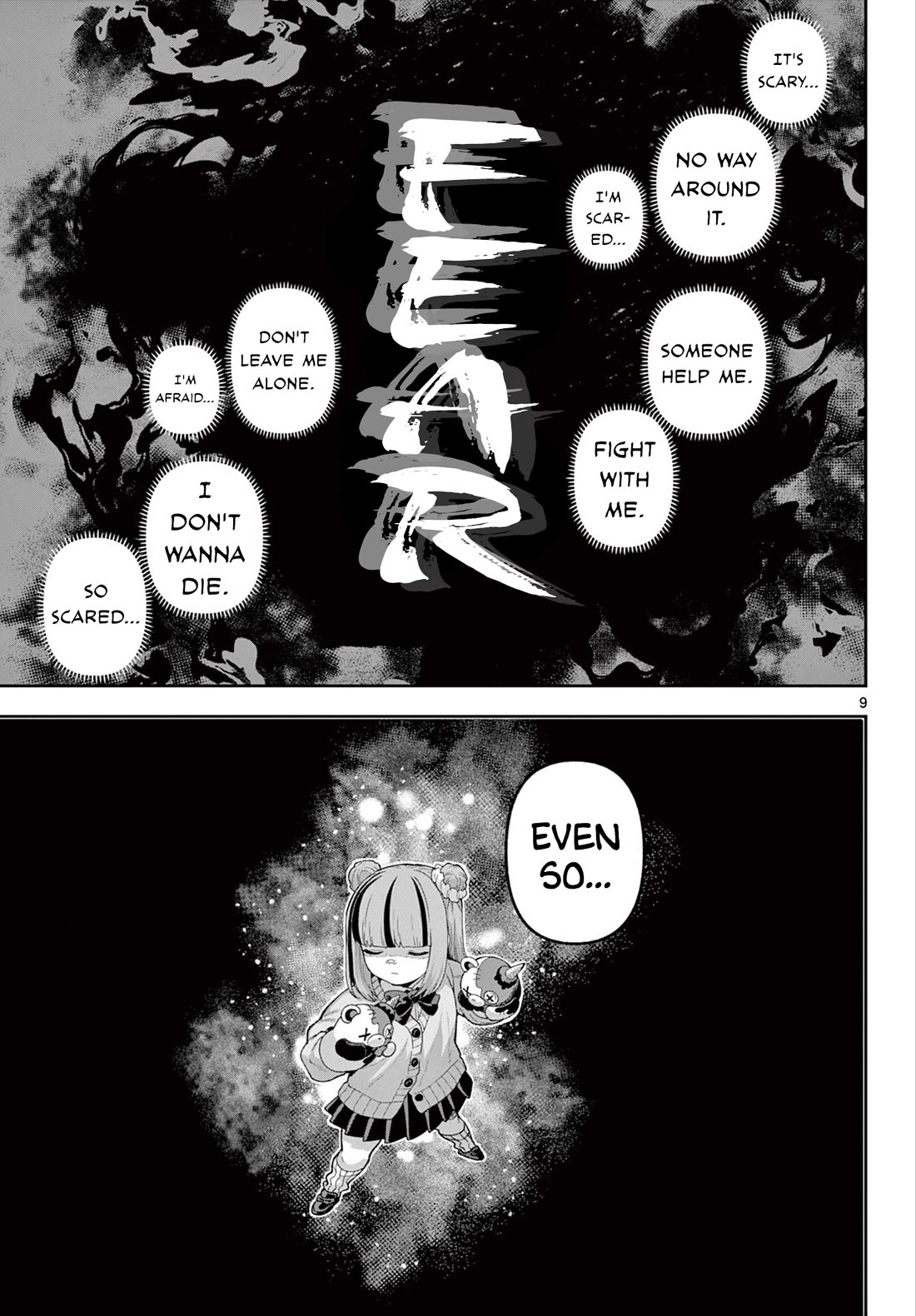 KaguRai: Kagura & Raito Chapter 41 page 9 - Chapter 41: Fear, Courage, Determination
