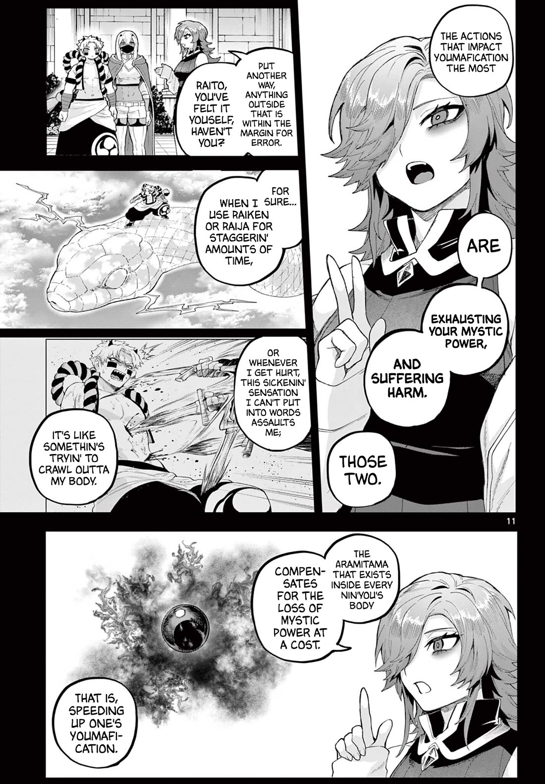 KaguRai: Kagura & Raito Chapter 42 page 11 - Chapter 42: New Fighting Style