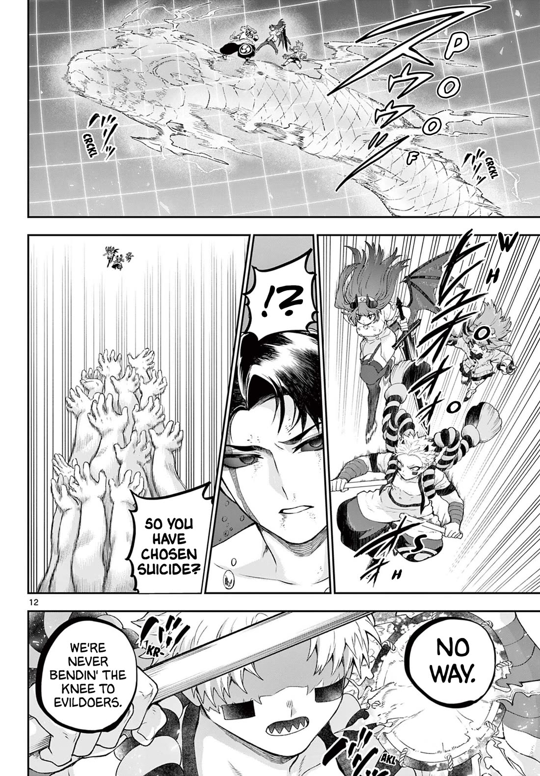 KaguRai: Kagura & Raito Chapter 45 page 12 - Chapter 45: Trio VS Great Youma