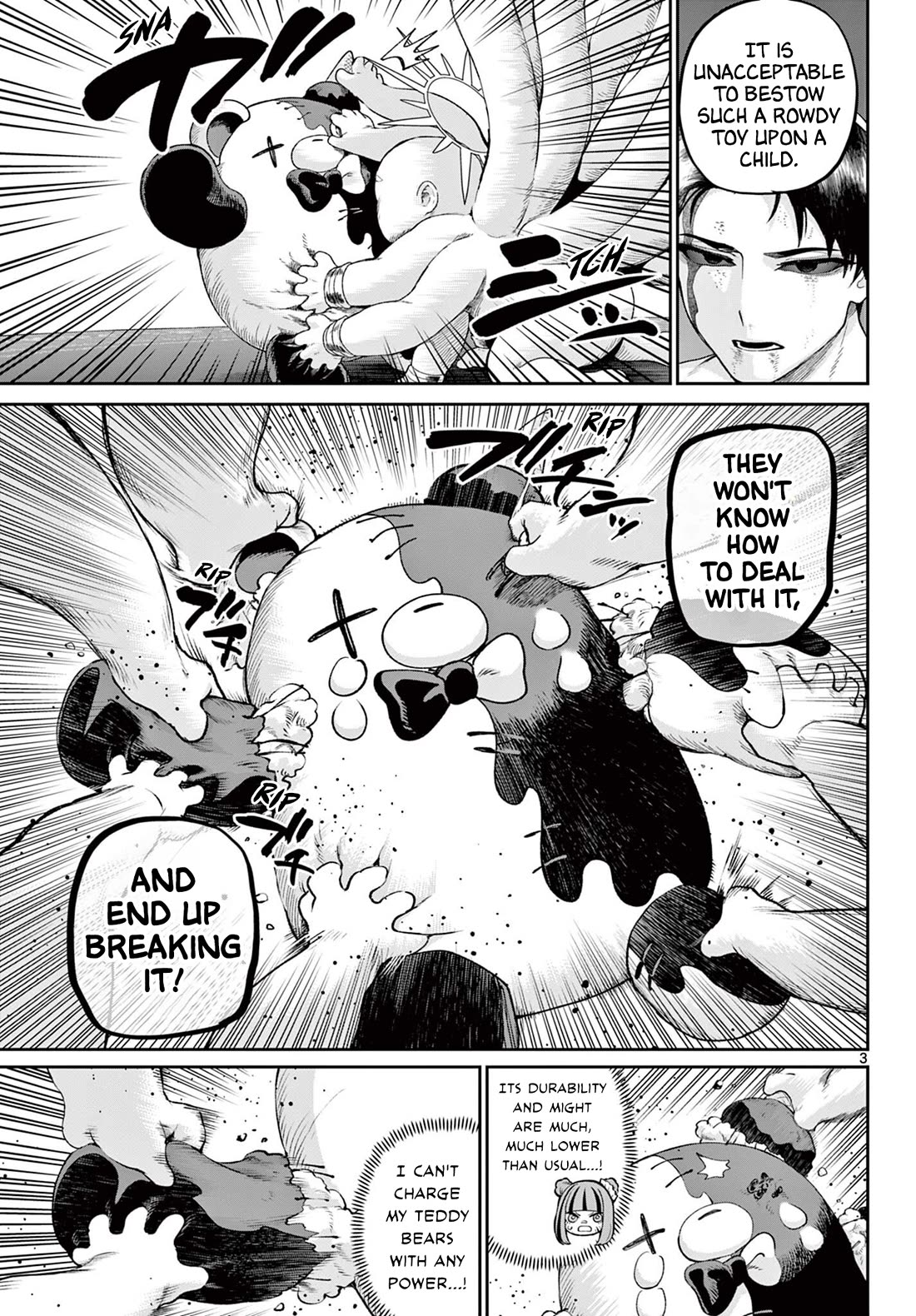 KaguRai: Kagura & Raito Chapter 45 page 3 - Chapter 45: Trio VS Great Youma