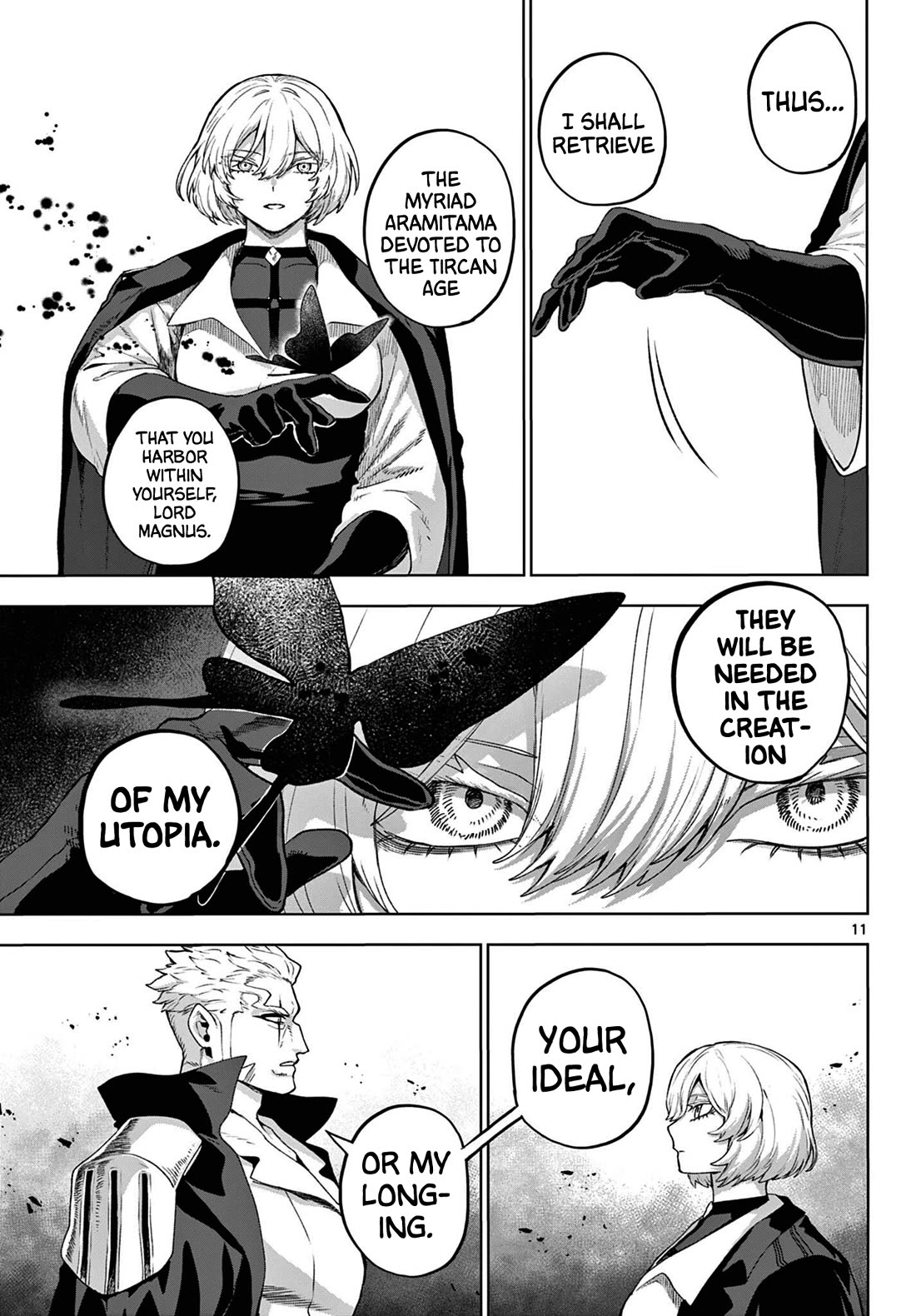 KaguRai: Kagura & Raito Chapter 49 page 11 - Chapter 49: Incompatible Longing and Ideal