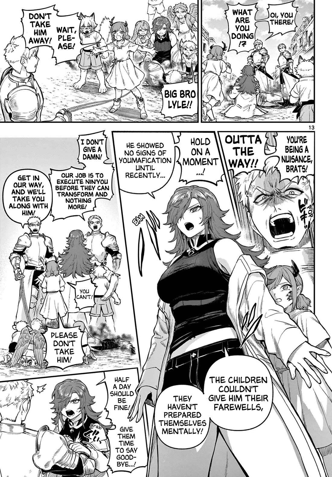 KaguRai: Kagura & Raito Chapter 5 page 13 - Chapter 5: Order of the Divine Wolf Cadoract