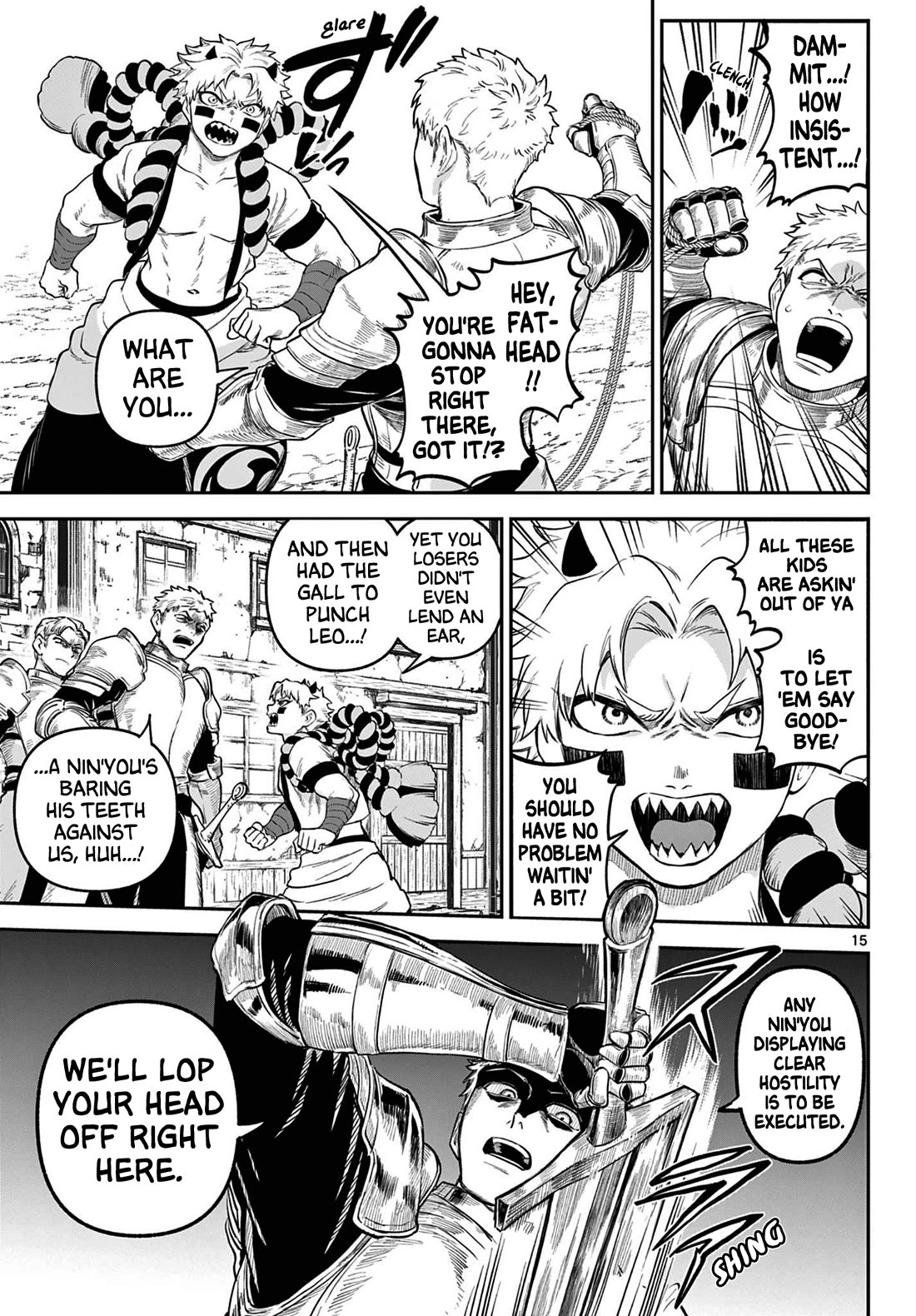 KaguRai: Kagura & Raito Chapter 5 page 15 - Chapter 5: Order of the Divine Wolf Cadoract