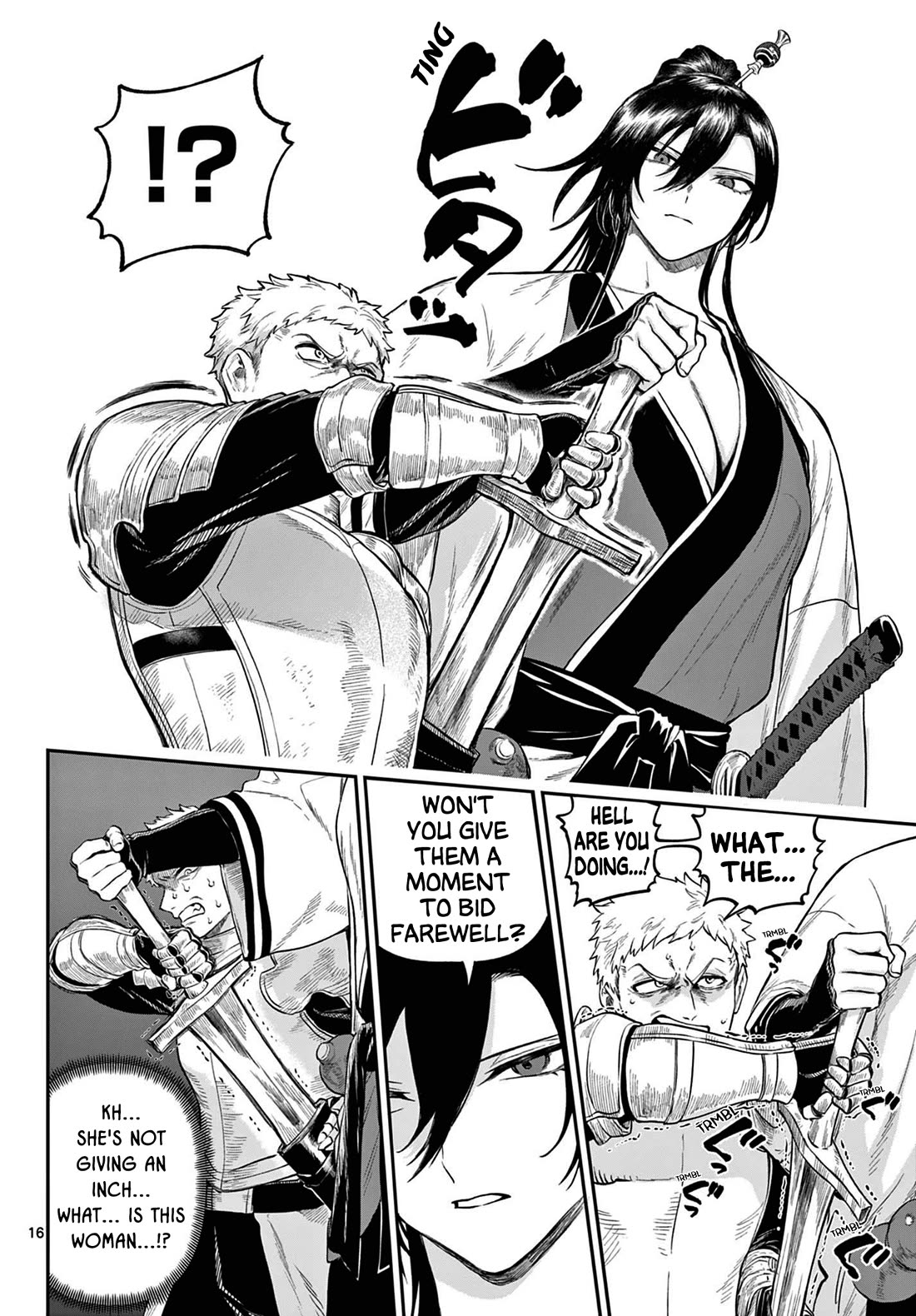 KaguRai: Kagura & Raito Chapter 5 page 16 - Chapter 5: Order of the Divine Wolf Cadoract