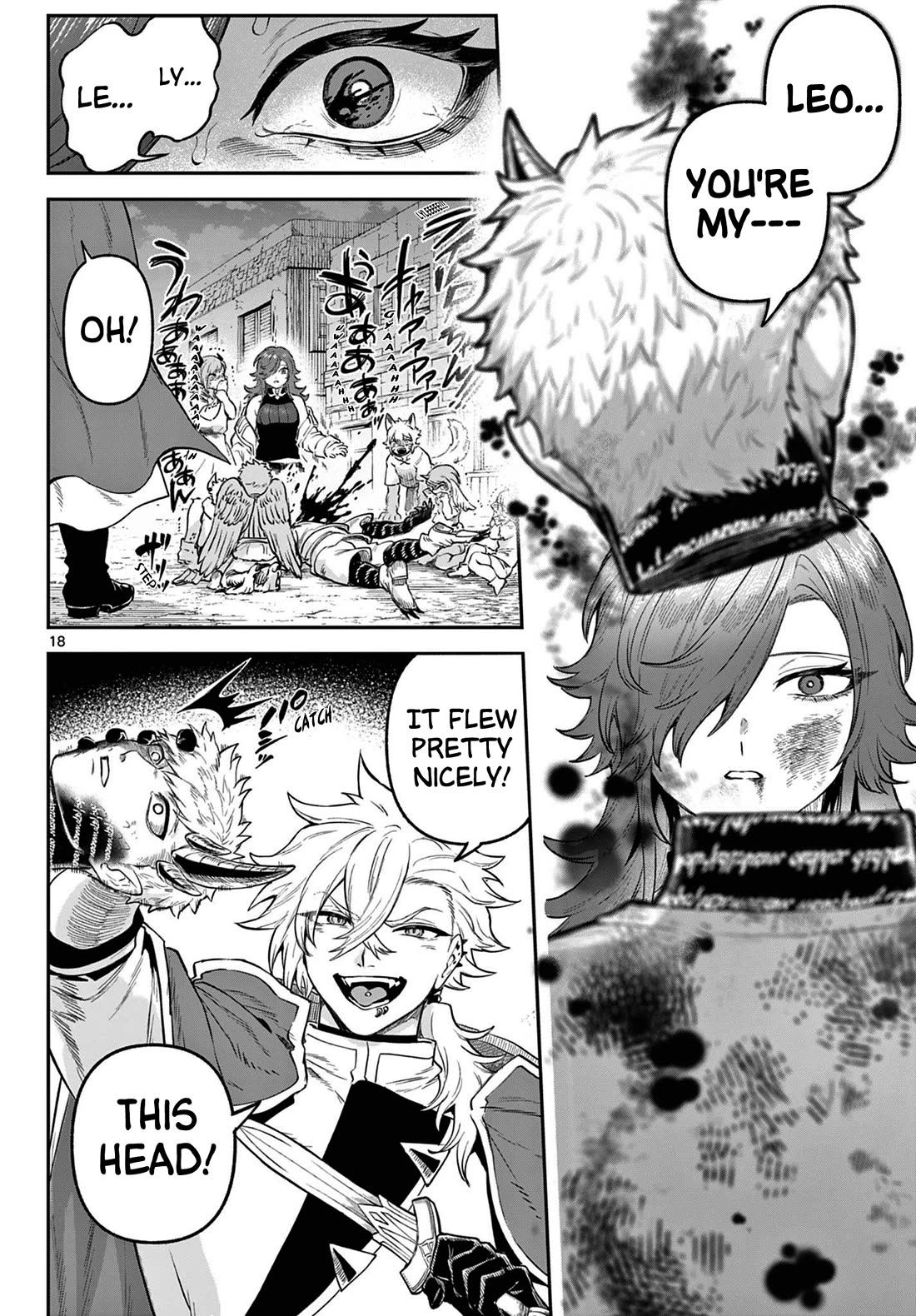 KaguRai: Kagura & Raito Chapter 5 page 18 - Chapter 5: Order of the Divine Wolf Cadoract