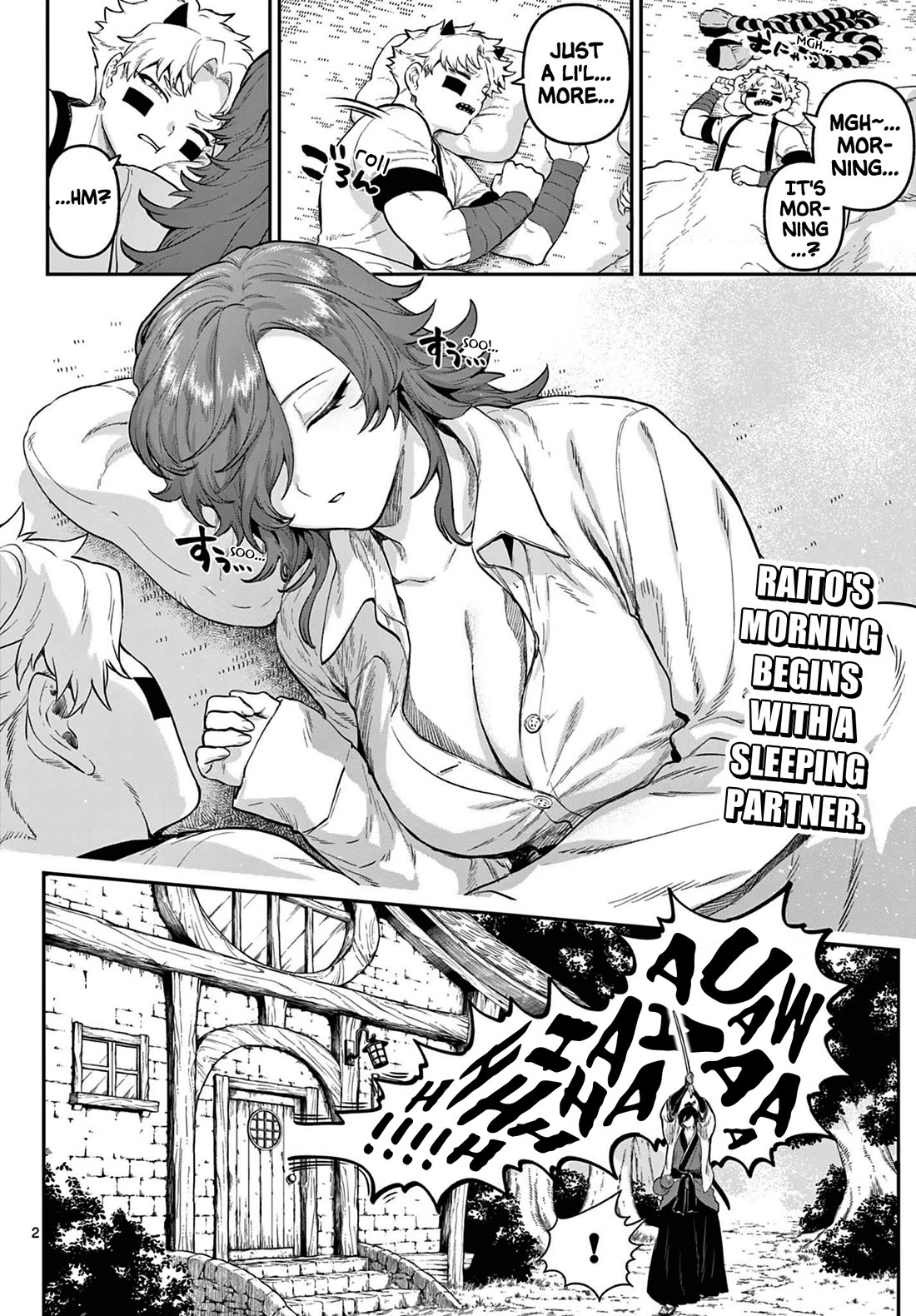 KaguRai: Kagura & Raito Chapter 5 page 2 - Chapter 5: Order of the Divine Wolf Cadoract