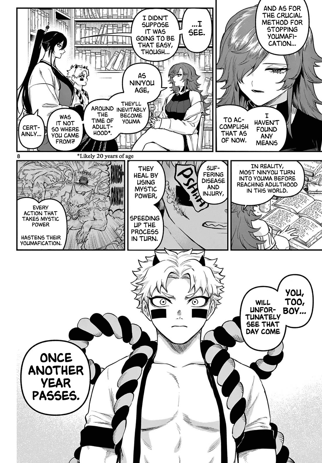 KaguRai: Kagura & Raito Chapter 5 page 8 - Chapter 5: Order of the Divine Wolf Cadoract