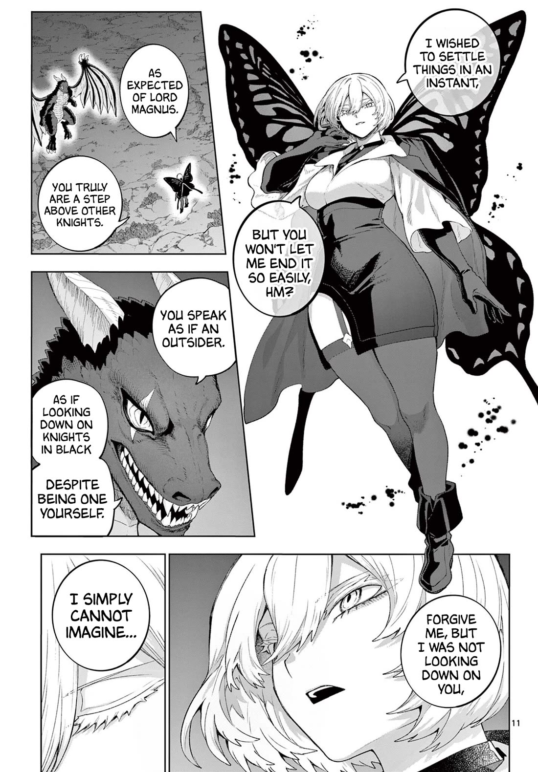 KaguRai: Kagura & Raito Chapter 50 page 11 - Chapter 50: Black Vest VS Black Vest
