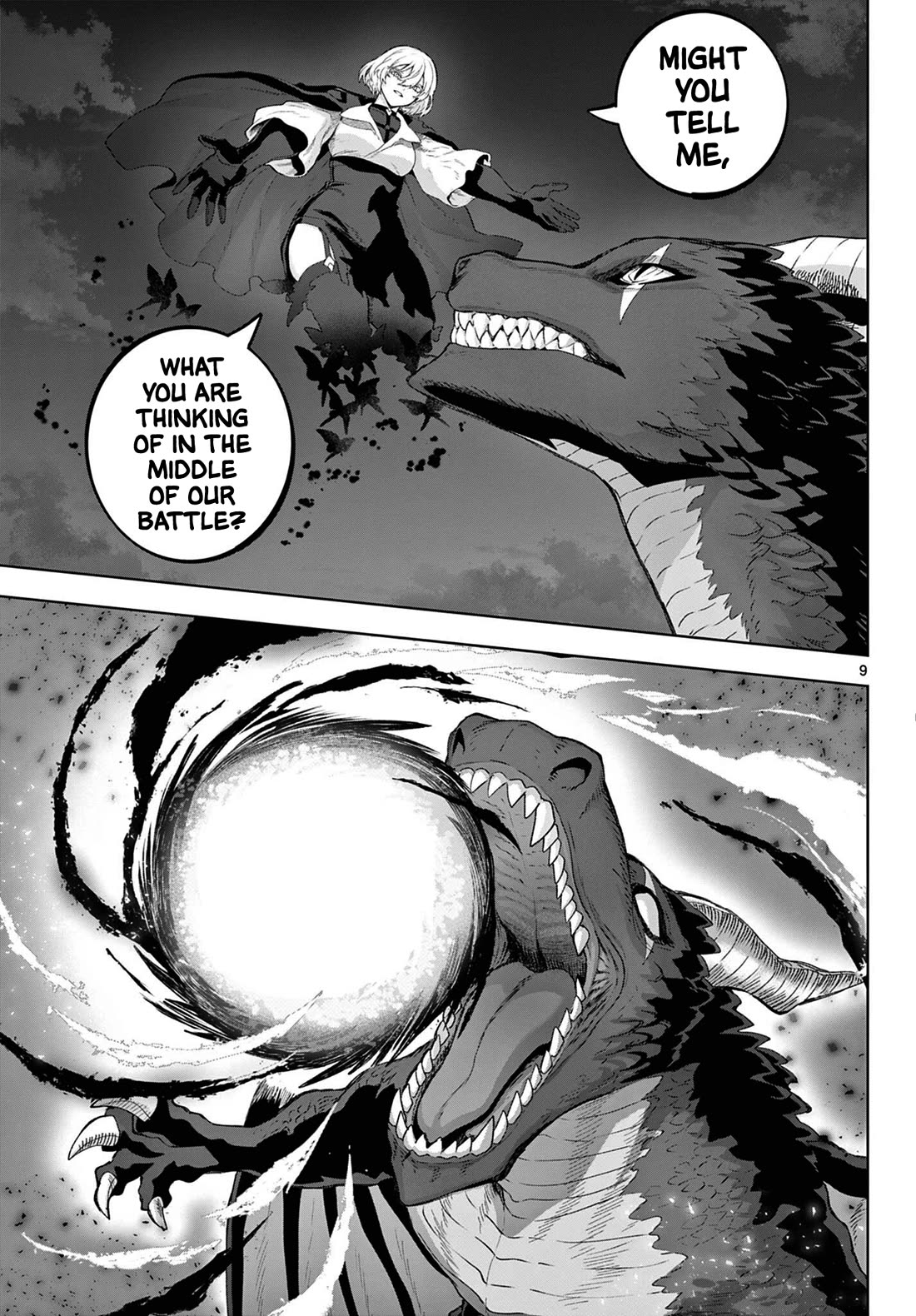 KaguRai: Kagura & Raito Chapter 50 page 9 - Chapter 50: Black Vest VS Black Vest