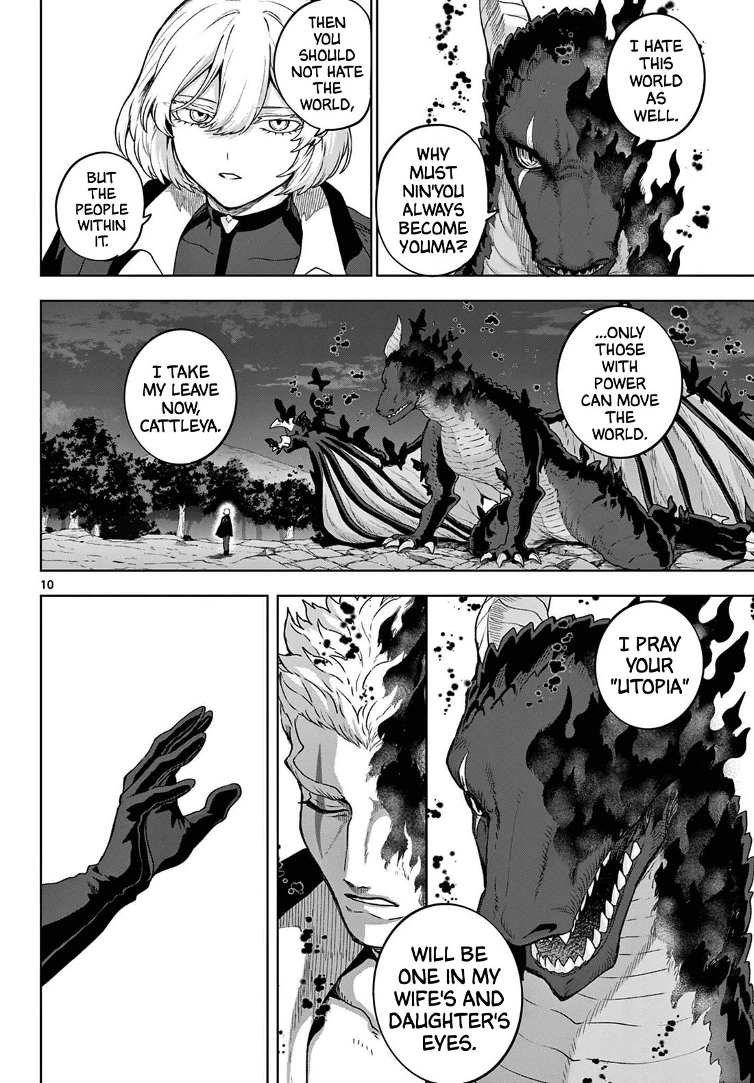 KaguRai: Kagura & Raito Chapter 51 page 10 - Chapter 51: Only the Strong Have a Right to Decide