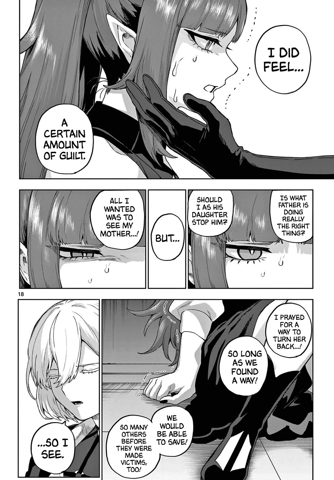 KaguRai: Kagura & Raito Chapter 51 page 18 - Chapter 51: Only the Strong Have a Right to Decide