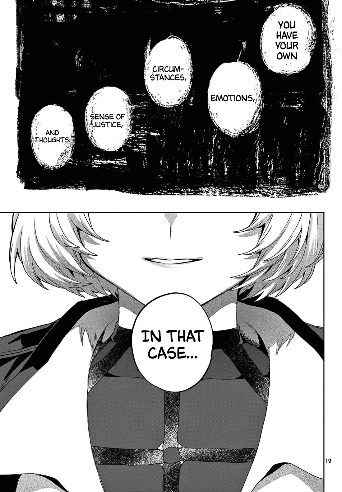 KaguRai: Kagura & Raito Chapter 51 page 19 - Chapter 51: Only the Strong Have a Right to Decide