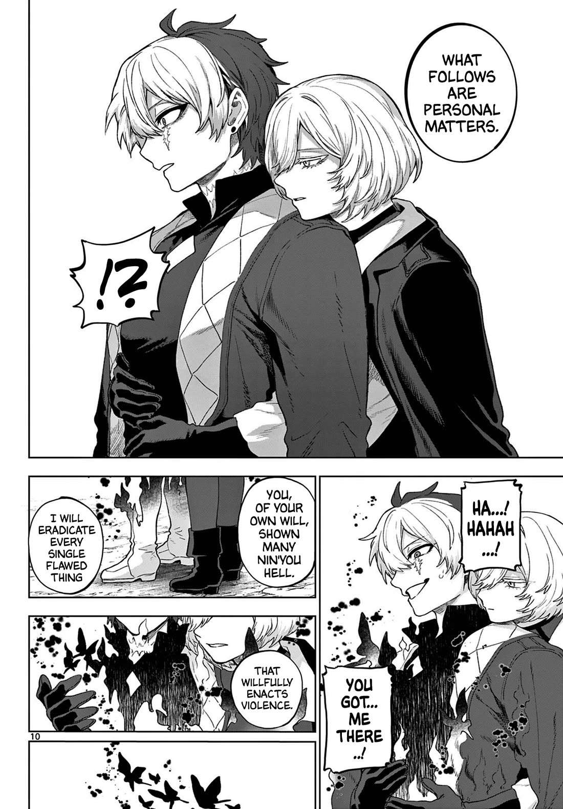KaguRai: Kagura & Raito Chapter 52 page 10 - Chapter 52: Not a Single One Shall Be Exempt