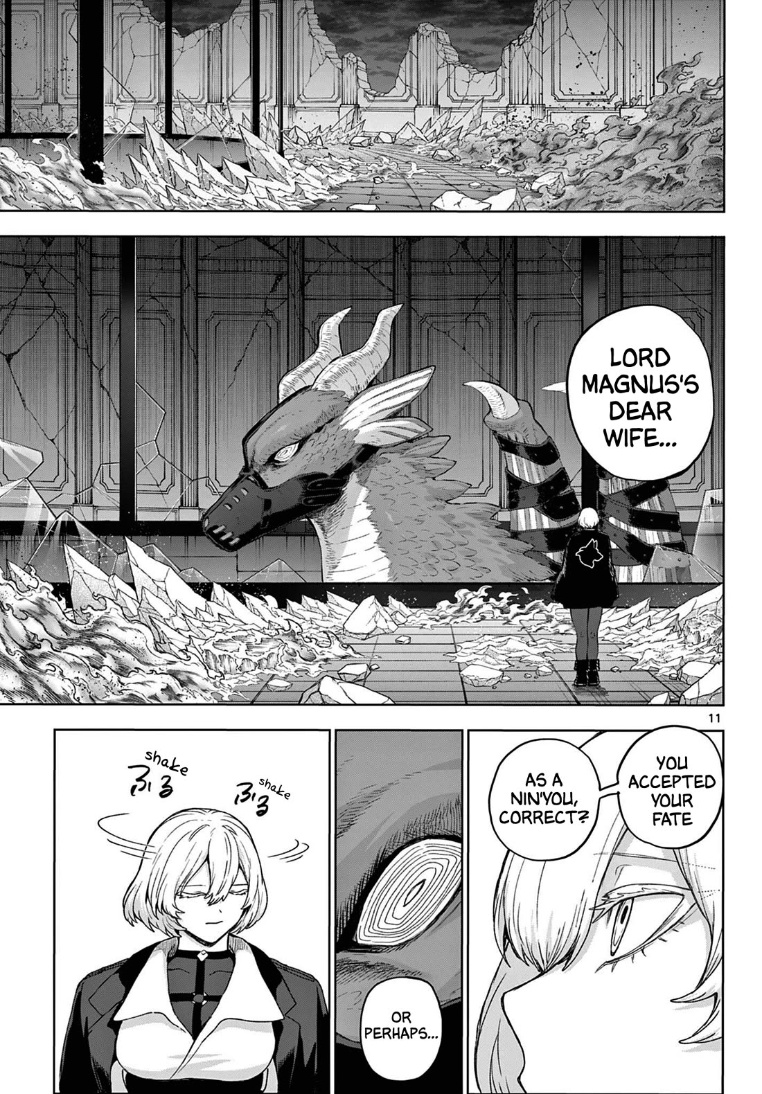 KaguRai: Kagura & Raito Chapter 52 page 11 - Chapter 52: Not a Single One Shall Be Exempt