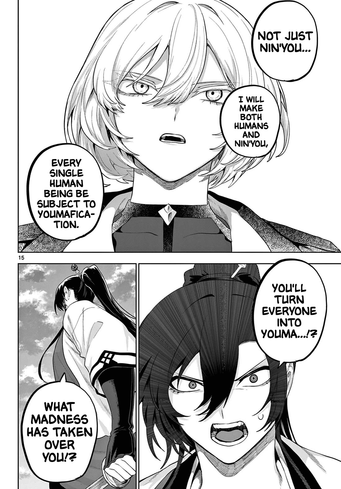 KaguRai: Kagura & Raito Chapter 55 page 15 - Chapter 55: Kagura VS Cattleya