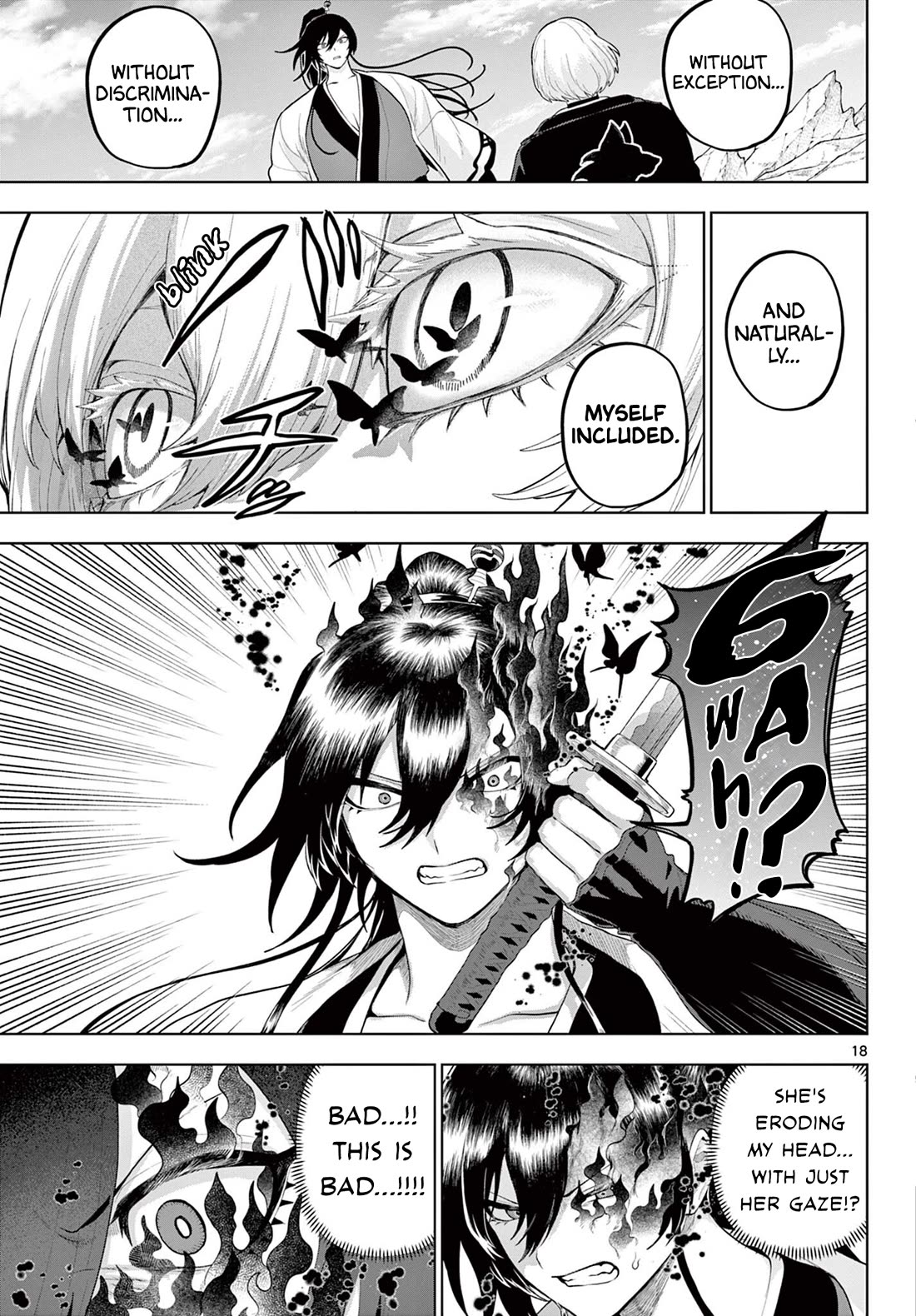 KaguRai: Kagura & Raito Chapter 55 page 18 - Chapter 55: Kagura VS Cattleya